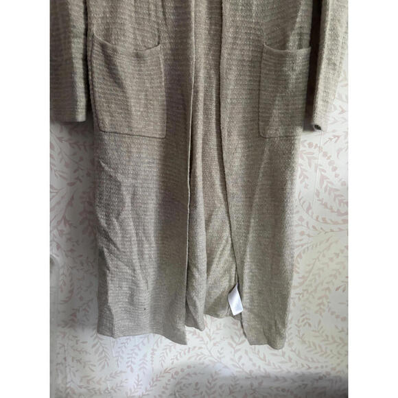 Vintage Y2K William Rast Long Beige Knit Cardigan Sweater - Picture 3 of 6